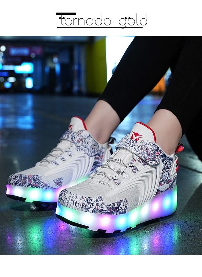 LED Flash Fashion Shiny Sneakers With Wheels And Light Base Roller Skates - pzsku/Z4F81D0B2D8DC9C5A70ACZ/45/_/1688365061/2d430b2f-2169-490f-8160-31b9c1dd511c