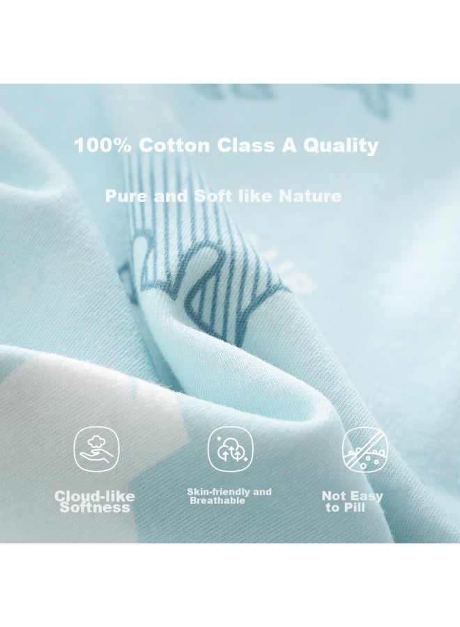 Hodo Pure Cotton Autumn Underwear Set For Older Children, Fall And Winter Inner Wear, Children's Home Pajamas M1086 Little Pink Rabbit 160 - Image 2