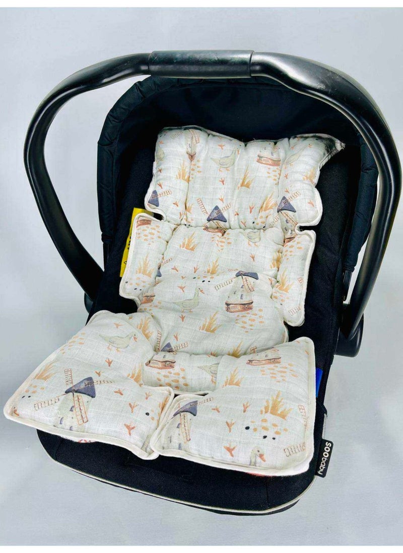 Muslin Stroller Cover and Infant Carrier Cushion - pzsku/Z4F81F4D396093541947EZ/45/_/1730899566/53926e8f-4ce4-478b-8a7a-ec172fc1ea16