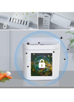 Excefore Bathroom Trash Can, 9L Smart Waste Bin Inductive Trash Can, IPX5 Waterproof Touchless Bathroom Trash Can, Automatic Sensor Waste Basket for Kitchen Home Office Bedroom  - Image 3