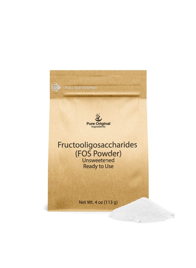 PURE ORIGINAL INGREDIENTS Pure Original Ingredients Fructooligosaccharides 4oz, No Additives, FOS Powder - Image 1