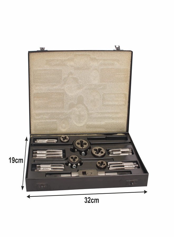 TOOLS BAE - Tap & Die Set M3-M12,Metric Sizes,Tap & Dies With Tap Wrench & Round Die Handle Complete Set !! - Image 2