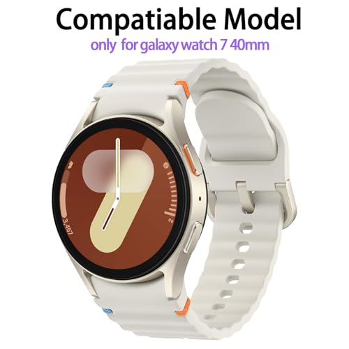 DNNBAO 66 Pack for Samsung Galaxy Watch 7 Screen Protector Case 40mm HD AntiFog Tempered Glass Film Waterproof Hard PC Bumper Cover for Galaxy Watch 7 40mm - Image 3