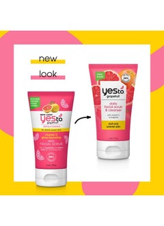 Yes To Grapefruit Daily Facial Scrub & Cleanser Exfoliating & Restoring Cleanser That Enhances Skins Radiance With Antioxidants Lemon Balm Extract & Vitamin C Natural Vegan & Cruelty Free 4 Oz  - Image 3