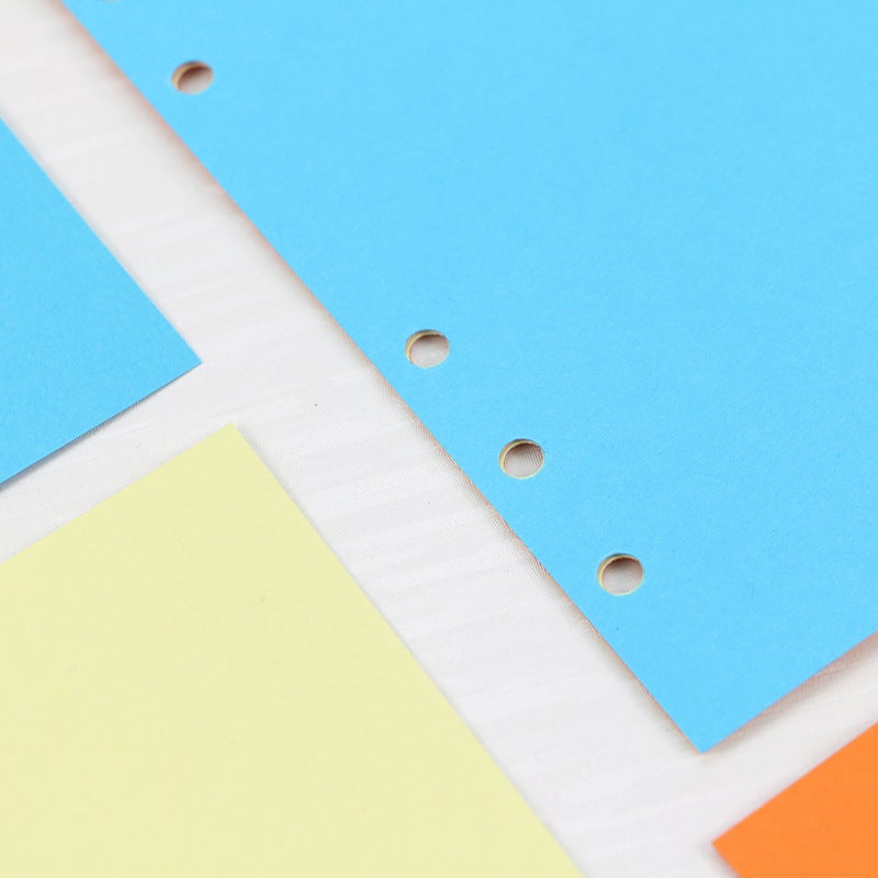 E-Commerce Spot Paper 6-Hole A5 Color Index Separator A6 Draft Book Classification Loose-Leaf Core Separator Inner Page - Image 5
