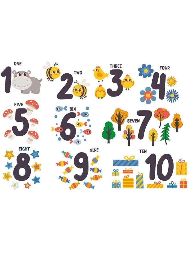 منزل الغابة ملصقات حائط لتزيين غرفة الأطفال بنمط رقمي كرتوني لتجميل غرفة الأطفال - Image 4