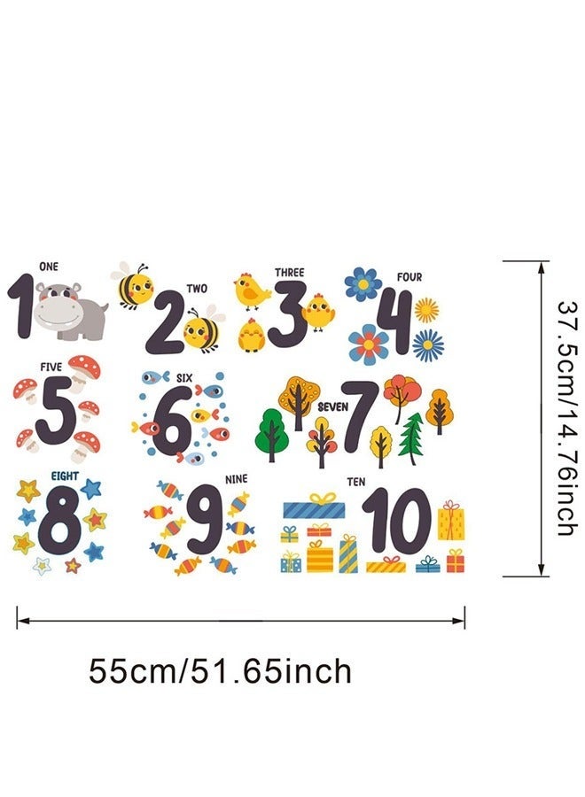منزل الغابة ملصقات حائط لتزيين غرفة الأطفال بنمط رقمي كرتوني لتجميل غرفة الأطفال - Image 5