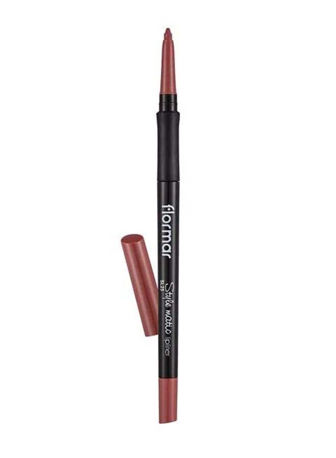 flormar Style Matic Lipliner - SL25 Dusty Rose Red - Image 1