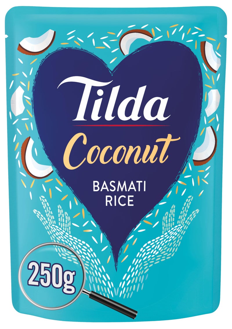 Tilda Steamed Basmati Coconut Rice 250 g - Image 3