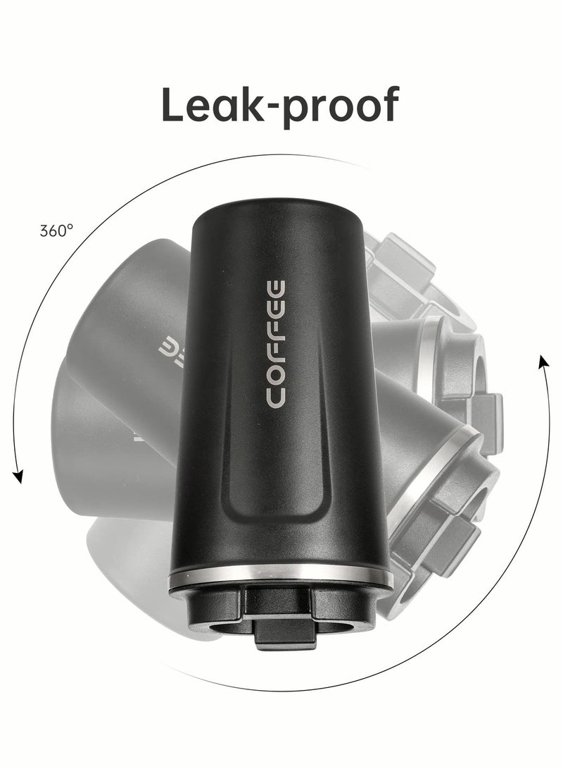 Yuroochii Travel Coffee Mug, 17 oz Insulated Tumbler Coffee Cups with Lids Spill Proof, Leakproof Stainless Steel Double Wall Vacuum Tumblers for Iced / Hot Coffee Gift for Mothers & Fathers Christmas Days - Image 3