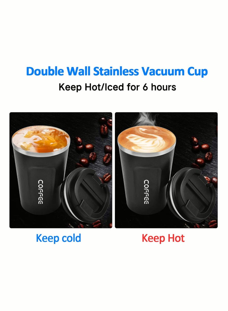 Yuroochii Travel Coffee Mug, 17 oz Insulated Tumbler Coffee Cups with Lids Spill Proof, Leakproof Stainless Steel Double Wall Vacuum Tumblers for Iced / Hot Coffee Gift for Mothers & Fathers Christmas Days - Image 5