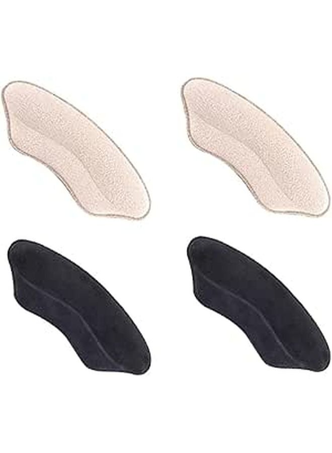 Soft Sponge Heel Cushions 2 Pairs Anti Blister Protective Pads For Comfortable Fit - Image 1