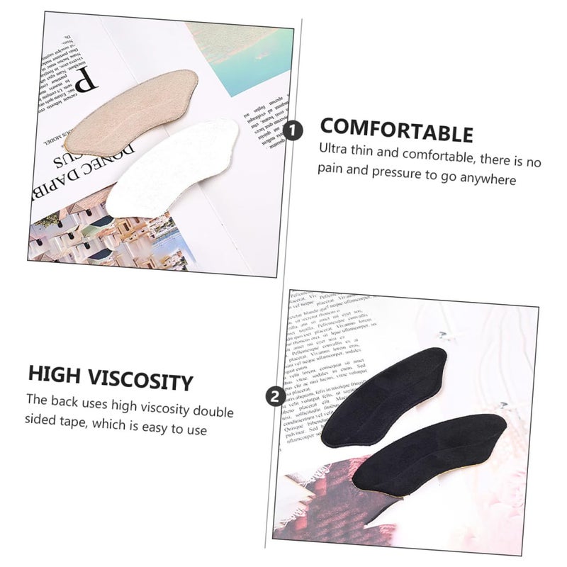 Soft Sponge Heel Cushions 2 Pairs Anti Blister Protective Pads For Comfortable Fit - Image 4