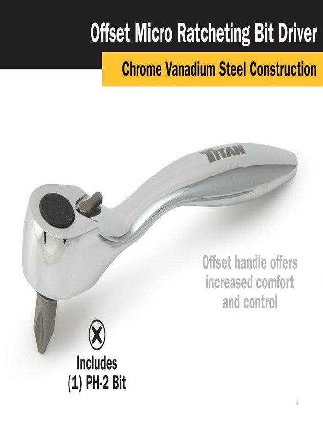 Titan 11207 3-1/2-Inch Offset Micro Ratcheting Bit Driver - Image 3