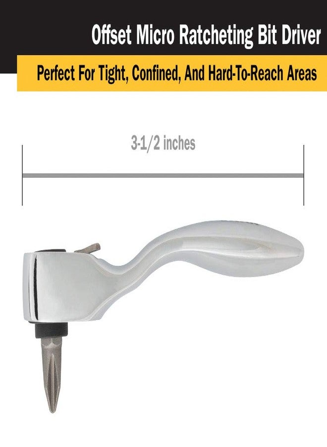 Titan 11207 3-1/2-Inch Offset Micro Ratcheting Bit Driver - Image 4