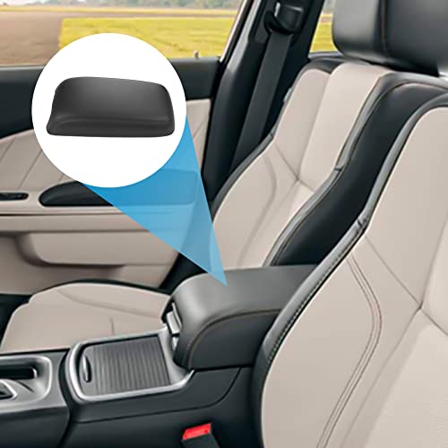VANJING Center Console Armrest Cover Lid Kit Replacement for 2011-2021 Dodge Charger, Chrysler 300 Replaces OE# 1VT06DX9AH,1VT06DX9AG,1VT06DX9AF,1VT06DX9AE (Black) - Image 3
