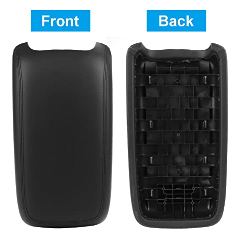 VANJING Center Console Armrest Cover Lid Kit Replacement for 2011-2021 Dodge Charger, Chrysler 300 Replaces OE# 1VT06DX9AH,1VT06DX9AG,1VT06DX9AF,1VT06DX9AE (Black) - Image 4