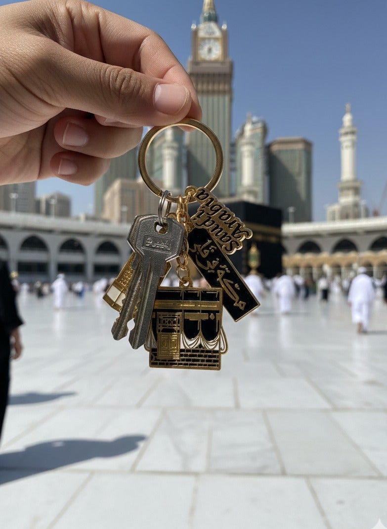 ميدالية الكعبة المشرفة ومكة في قلوبنا - Image 1