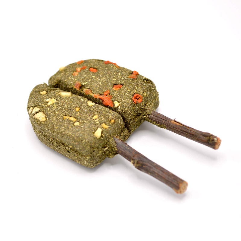 Oxbow Enriched Life Timothy Popsicle, Rabbit Toys, Guinea Pig Toys, Enrichment for Bunny, Guinea Pig, Hamster Stuff, Rabbit, Chinchilla, Made with Timothy Hay, Chinchilla Cage Accessories - Image 3