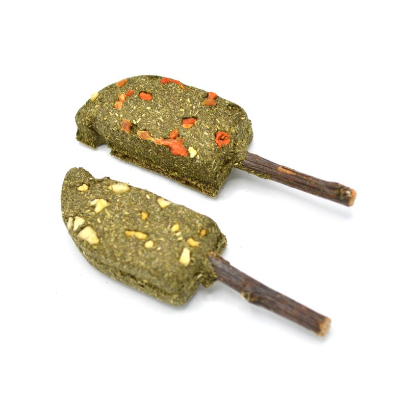 Oxbow Enriched Life Timothy Popsicle, Rabbit Toys, Guinea Pig Toys, Enrichment for Bunny, Guinea Pig, Hamster Stuff, Rabbit, Chinchilla, Made with Timothy Hay, Chinchilla Cage Accessories - Image 4