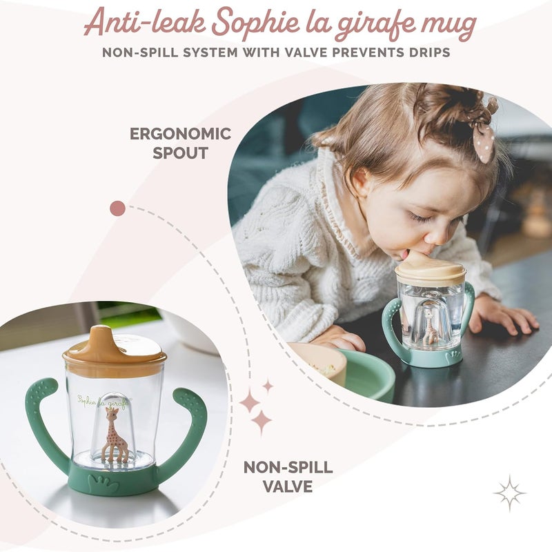 Sophie la girafe فولي، كوب شرب للأطفال على شكل زرافة صوفي الكلاسيكية - Image 2