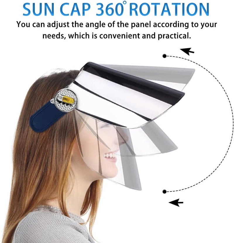 WAYCOM Sun Cap, Sun Visor Hat - UV Protection Hat -Premium UPF 50+ Hat for Hiking, Golf, Tennis, Outdoors - Image 4