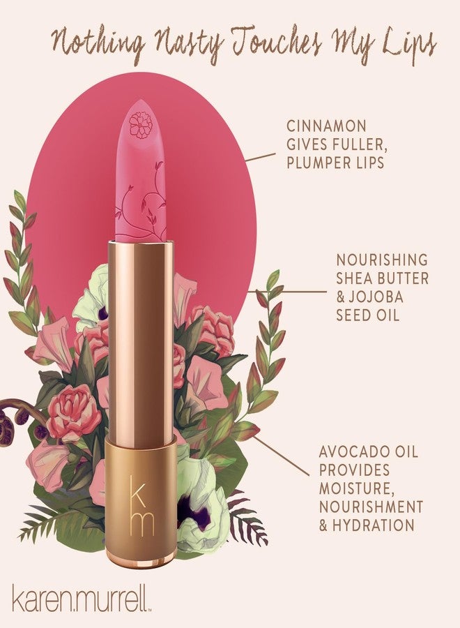 Karen Murrell - Natural Lip Stick 06 Carnation Mist - Pink Lipstick - Matte Finish, 100% Natural Ingredients, Moisturizes & Hydrates Lips - Paraben & Cruelty Free - Image 3
