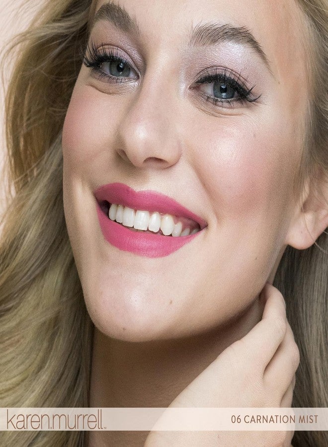 Karen Murrell - Natural Lip Stick 06 Carnation Mist - Pink Lipstick - Matte Finish, 100% Natural Ingredients, Moisturizes & Hydrates Lips - Paraben & Cruelty Free - Image 5