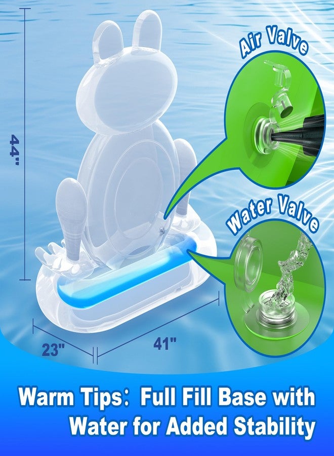 MOONTOY Fun Pool Toys for Kids, Inflatable Frog Dart Board Water Game Toys, Pool Games for Beach Yard Outdoor Ball Play, Summer Party Birthday Gift 3 4 5 6 7 8 9 12 Years Old Boys Girls Teen Adult - Image 4