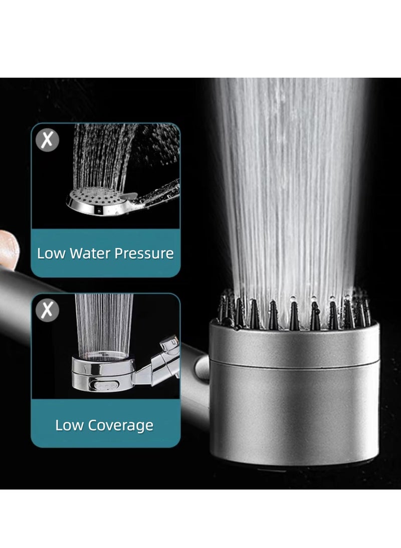 Fanski High Pressure Shower Head，Massage Showerhead Combo 3 Spray Settings，1.5M/59inches Anti-explosion Hose and Bracket - Image 5