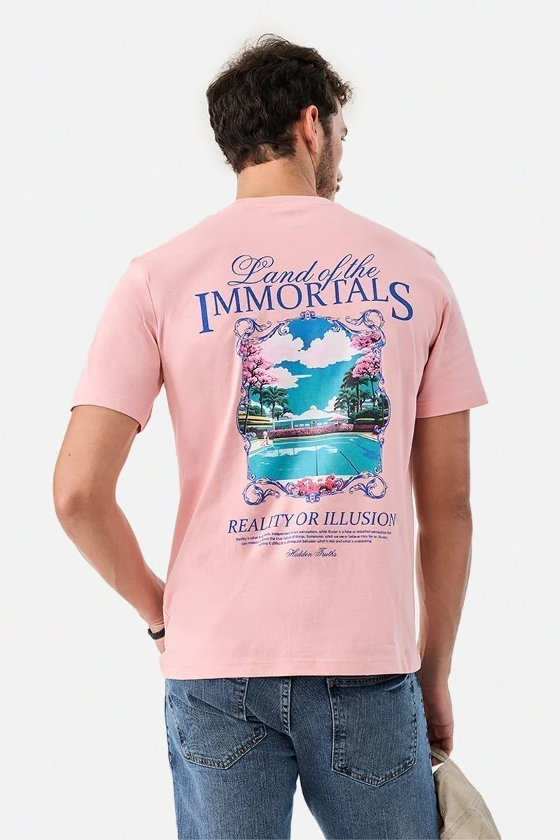 SNITCH 100% Cotton Graphic Regular Fit T-Shirt