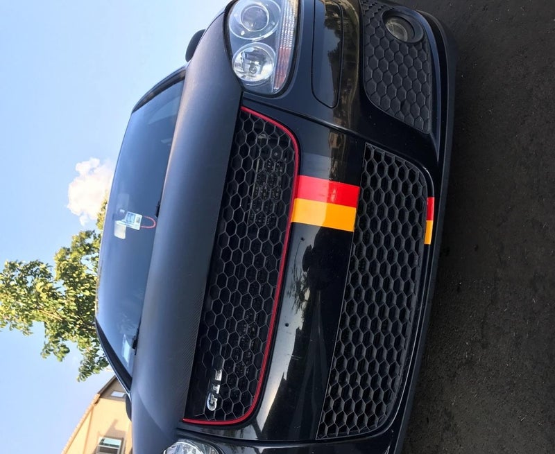 iJDMTOY Compatible with Euro/German Cars 10x6 Inches Germany Flag Black/Red/Yellow Color Stripe Decal Sticker for Exterior Interior Decoration - Image 3