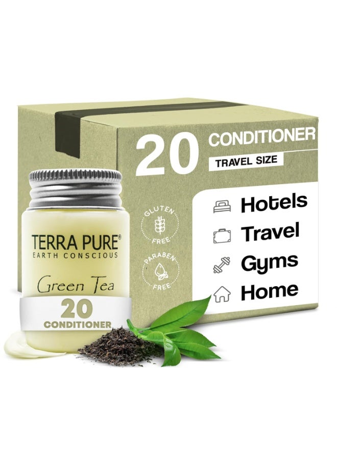 Terra Pure Terra Pure Conditioner, Travel Size Hotel Amenities, 1 oz (Case of 20) - Image 1