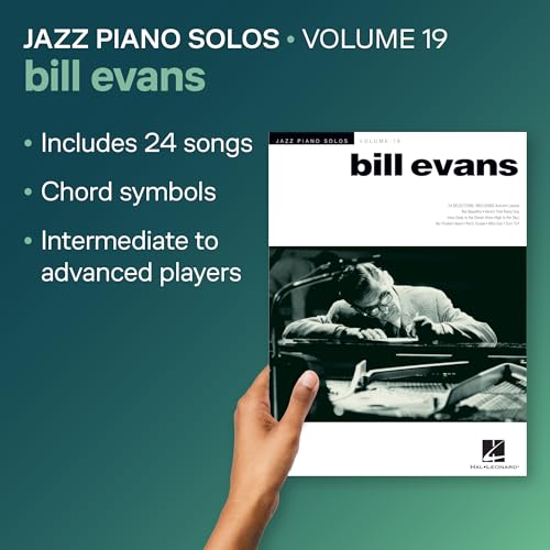 Hal Leonard Bill Evans – Jazz Piano Solos Songbook | Volume 19 in Jazz Piano Solos Series | 24 Classic Jazz Standards for Solo Piano | Arranged by Brent Edstrom ... to Advanced Players (Jazz Piano Solos, 19) - Image 2