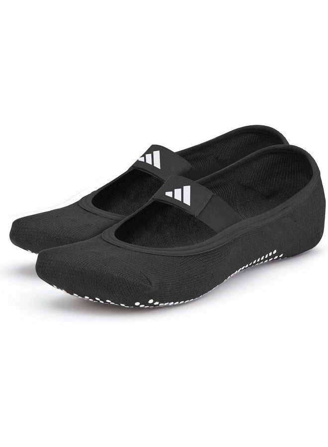 اديداس جوارب اليوغا مانعة للانزلاق للجنسين أسود ميديوم/لارج ADYG-30102BK-NL - Image 1