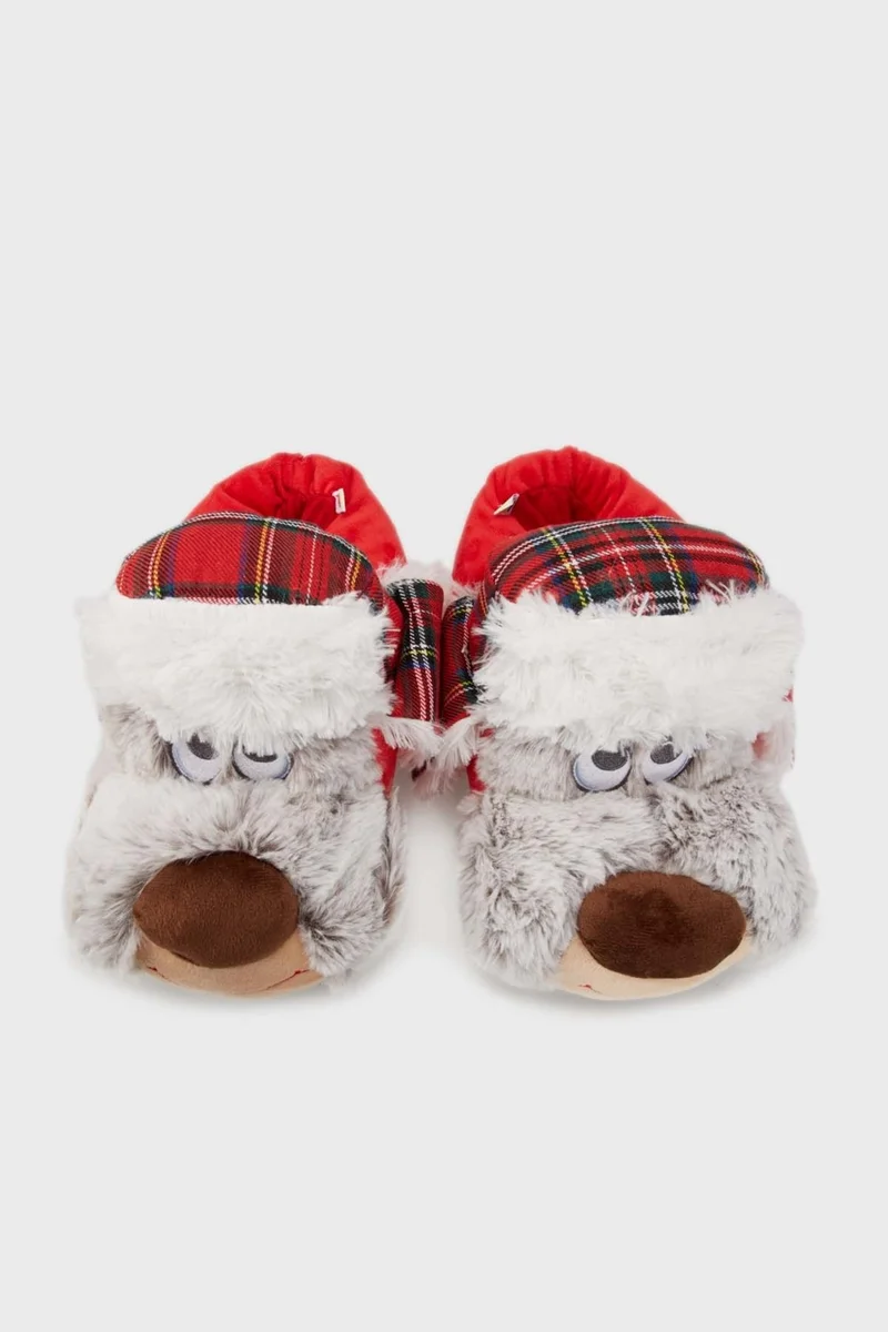 Twigy Goldi Men's Animal Slippers Gray 41/46