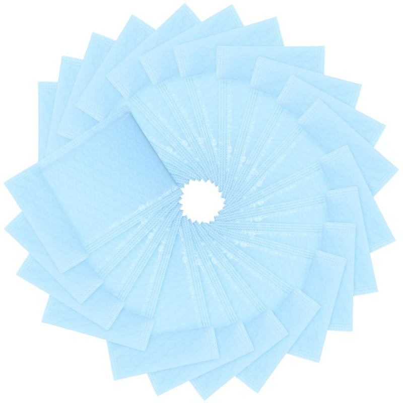 100 Pcs Bubble Mailers 11x15 Inch Self Seal Thickened Shipping Bags Milk Blue Mailing Pouches for Clothing - Image 2
