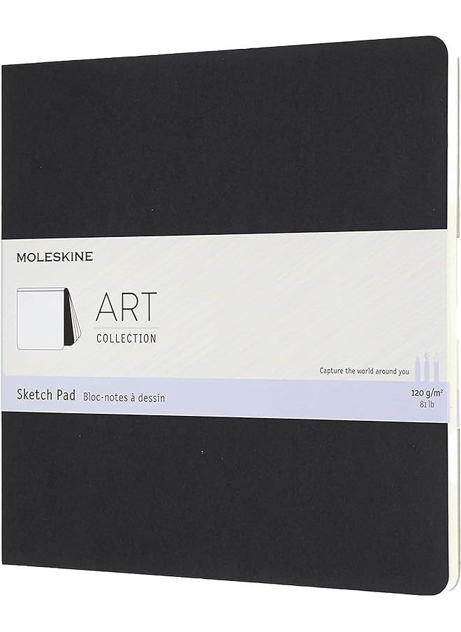 Art Sketch Pad Soft Cover Square 7.5" X 7.5" Plain Blank Black 48 Pages - pzsku/Z4F8345841838B298D6ADZ/45/_/1722500888/d7f7f8b7-4cec-41ea-84b9-ddd42ca654b1