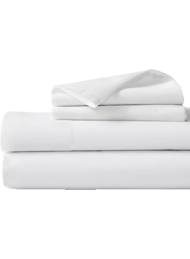 Peace Sleep Bedding - 600 Thread Count 4 Piece Egyptian Cotton RV Camper Sheets for Short Queen Bed - 16 inch Deep Pocket Cotton Fitted Sheet  - Image 1