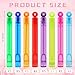 LOAVER 40 Pcs Mini Bubble Wands Bulk for Kids8 Colors Circle Assorted Bubble Sticks for Summer Outdoor Birthday Party Gifts Beach Toys Goodie Bag Fillers Class Rewards - Image 4