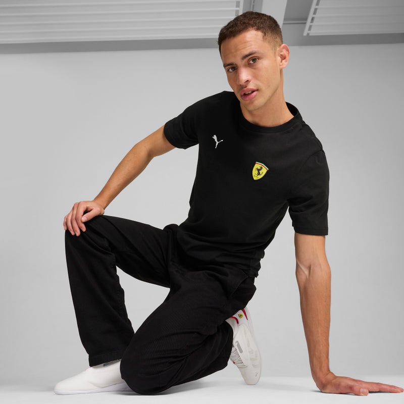 PUMA Scuderia Ferrari Race Colour Shield Mens T-shirt - Image 3