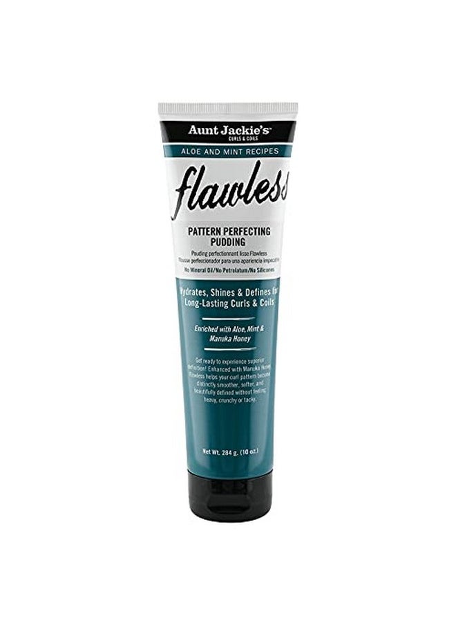 Aloe And Mint Recipes Flawless Pattern Perfecting Pudding Enhanced With Manuka Honey For Long Lasting Curls & Coils 10 Oz Green