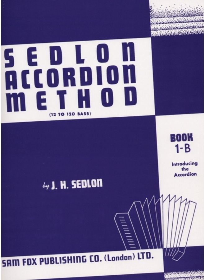 Sedlon Accordion Method Book 1B - Paperback