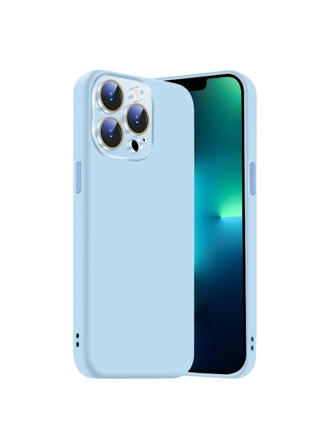 اس-توب جراب لهاتف iPhone 13 Pro Max، غطاء عدسة نانو، جراب هاتف من السيليكون السائل - Image 1