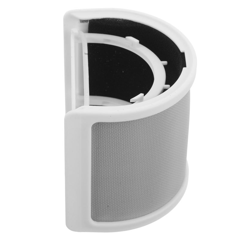 Microphone Filter Screen: U-Shaped Shield Mic Windscreen Covers With Metal Mesh For Recording Videos Streaming Podcasting - Image 4