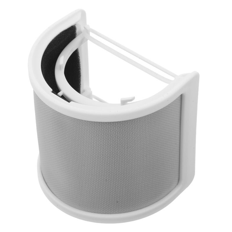 Microphone Filter Screen: U-Shaped Shield Mic Windscreen Covers With Metal Mesh For Recording Videos Streaming Podcasting - Image 5
