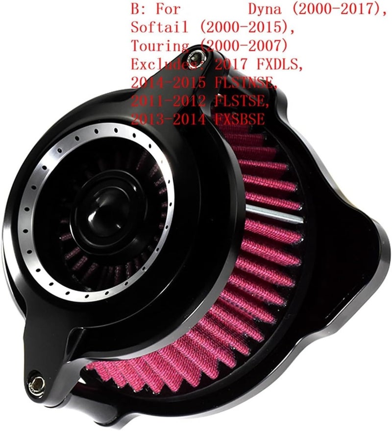 QASULER Motorcycle Air Filter for Harley Models - Image 2