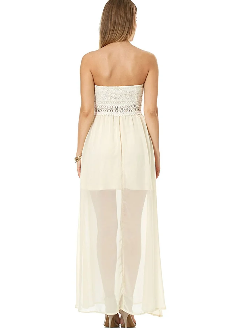 Ginger Detailed Tube Dress