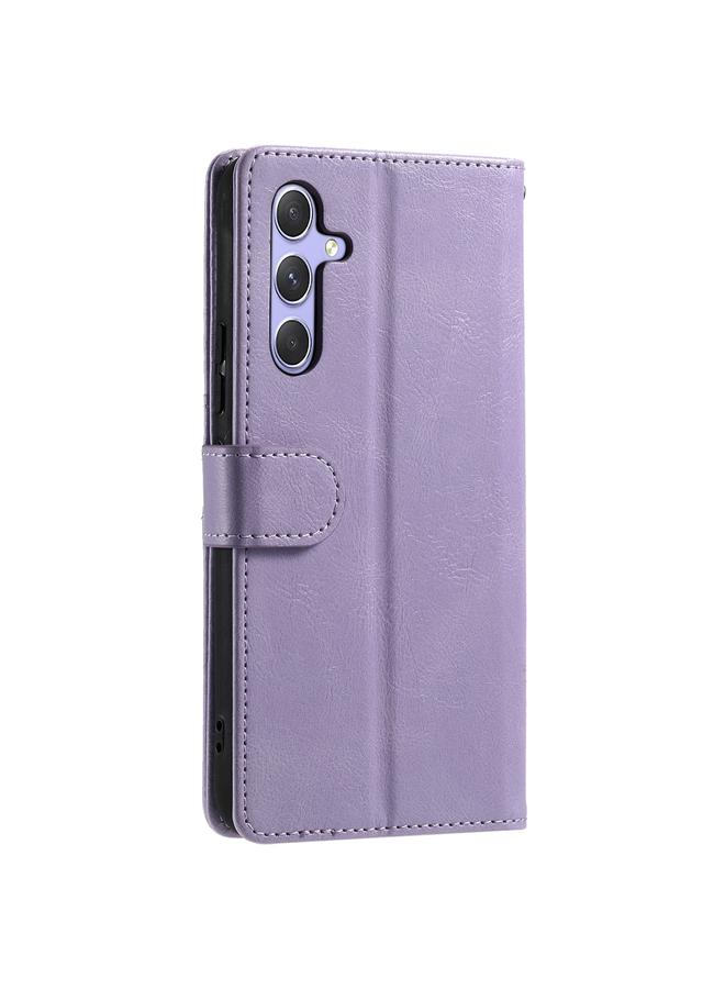 اس-توب جراب هاتف جلدي بسيط لهاتف Samsung Galaxy A16 5G، محفظة بسعة 6 بطاقات - Image 3