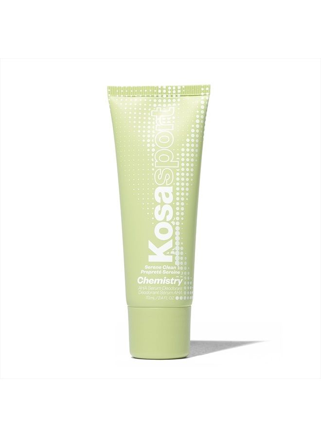 Kosas Chemistry Deodorant: Aluminium- and Baking Soda Free + BO-Fighting AHA Serum that Exfoliates, Softens, and Nourishes the Skin, (Serene Clean) - Image 1